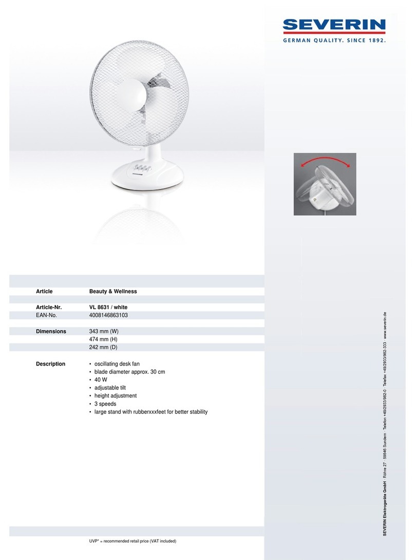 SEVERIN VL 8631 Dimensions