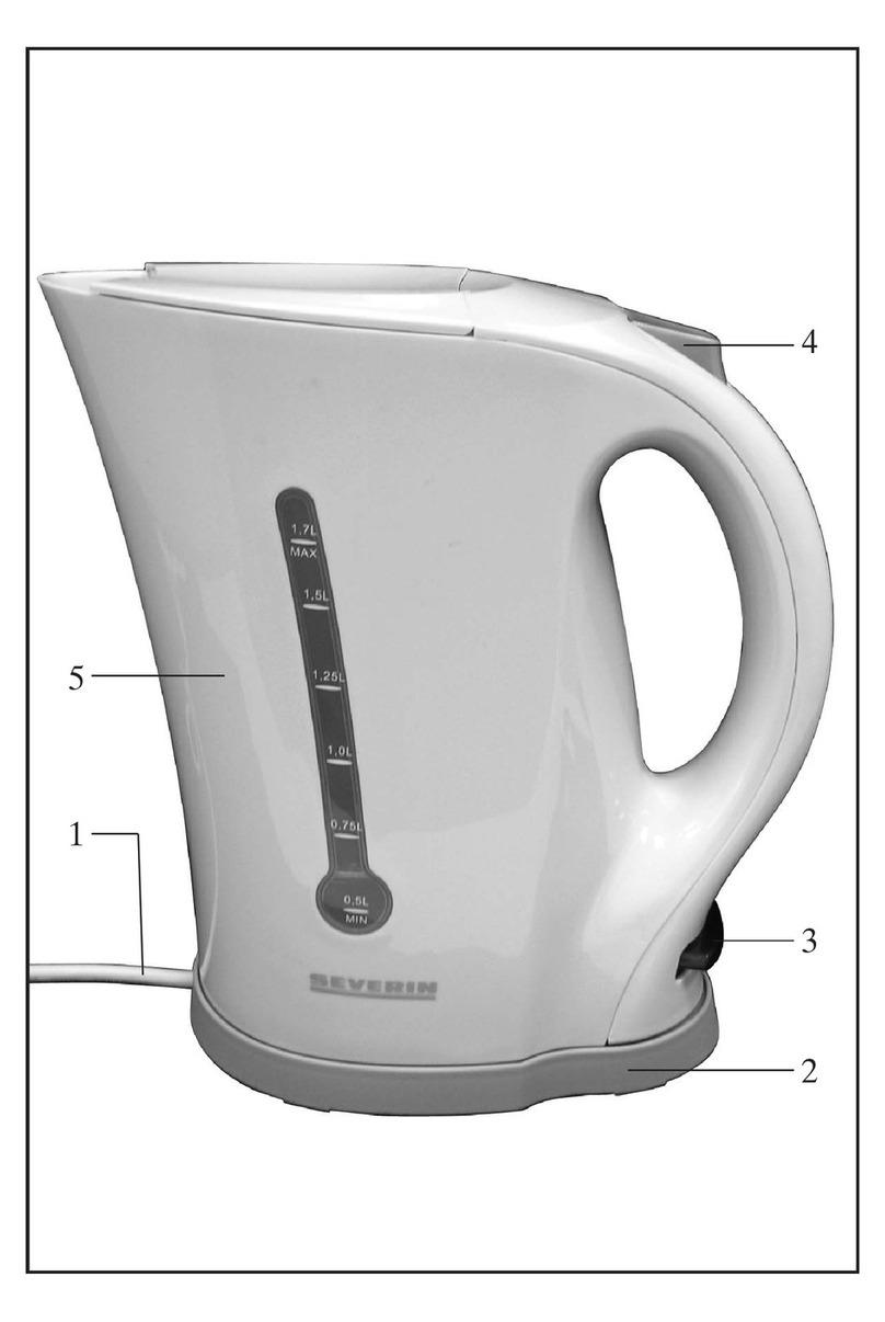 SEVERIN WK 3485 manual