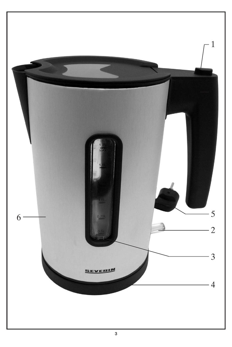 SEVERIN WK 3304 User manual
