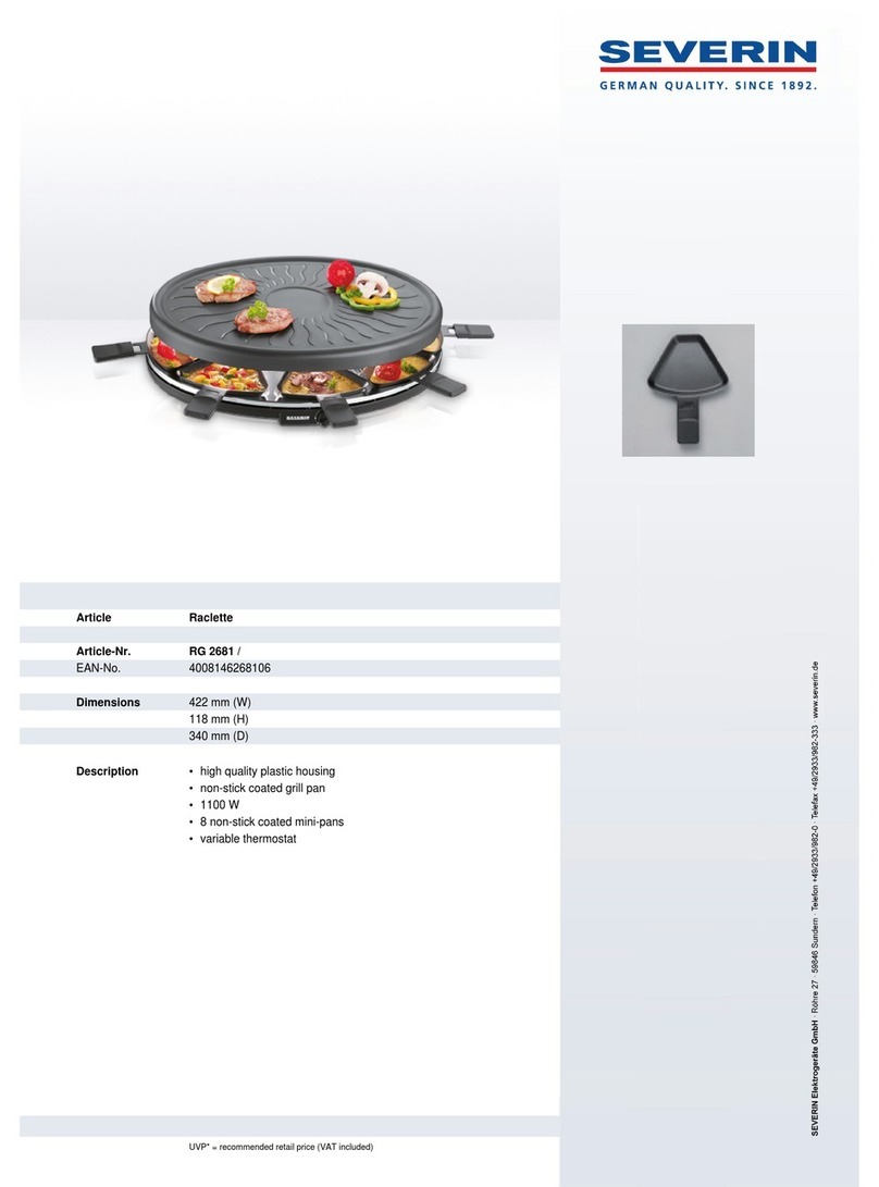SEVERIN RG 2681 - User guide