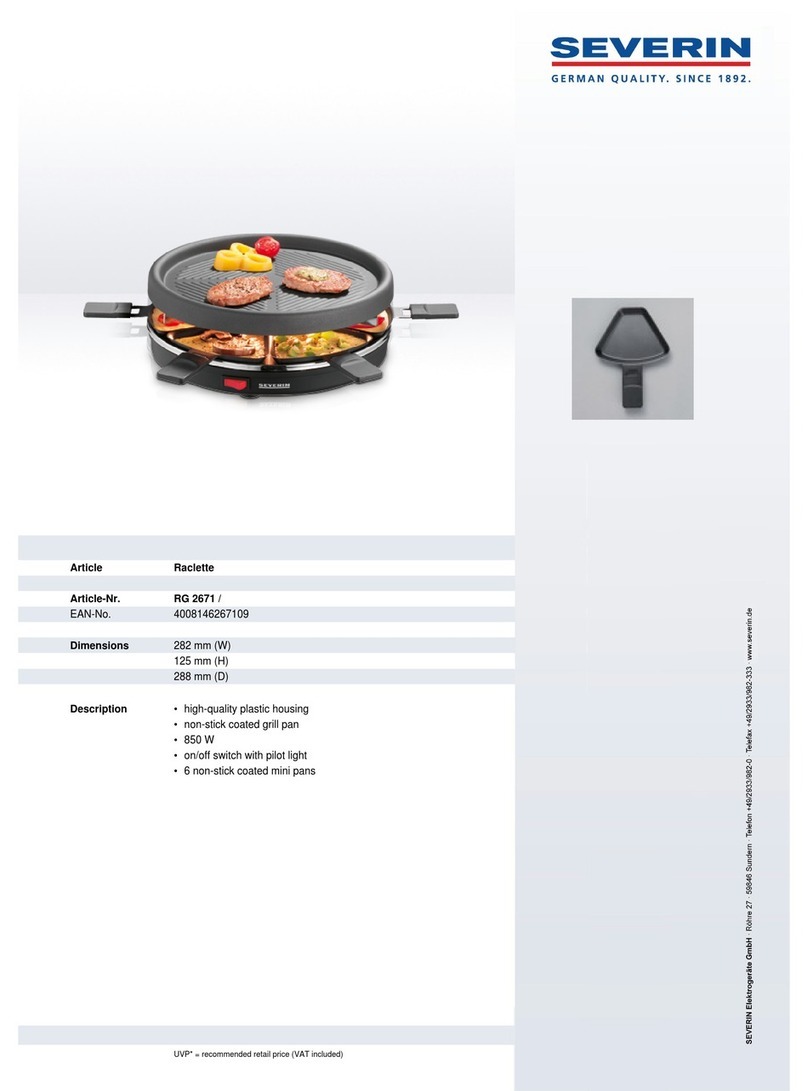 SEVERIN RG 2671 - User guide