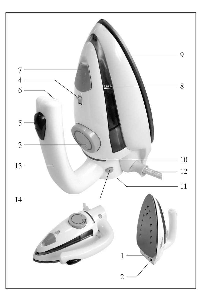 SEVERIN REISE-DAMPFBÜGELAUTOMAT BA 3233 User manual