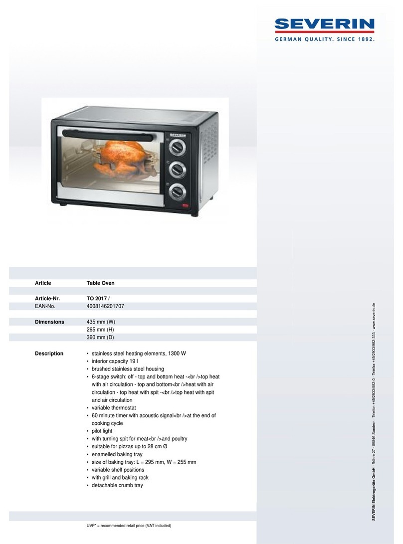 SEVERIN TO 2017 datasheet