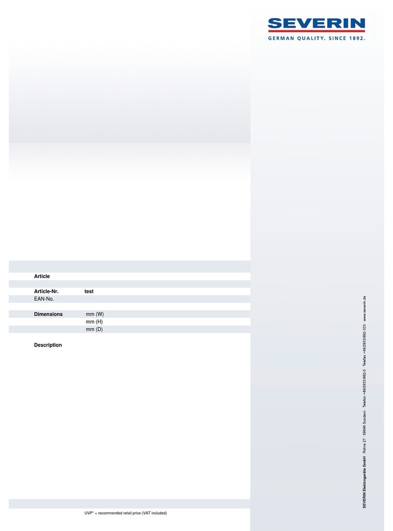 SEVERIN TEST User guide