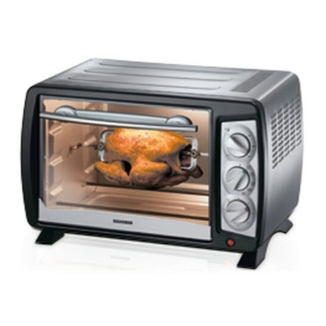 SEVERIN TISCH-BACKOFEN MIT HEIßLUFTFUNKTION TO... manual