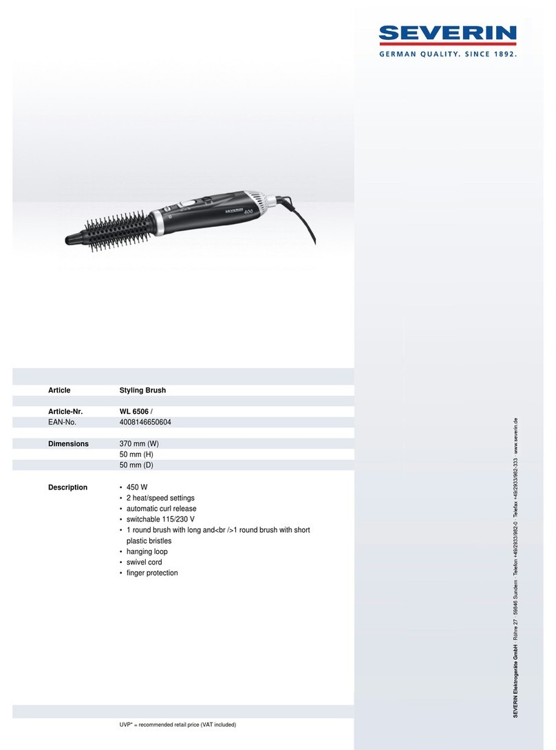 SEVERIN WL 6506 Dimensions