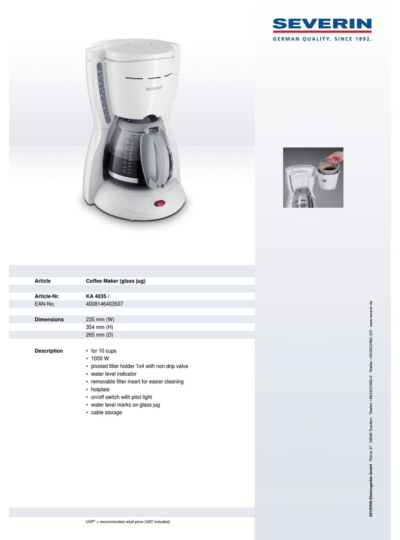 SEVERIN KA 4035 User guide
