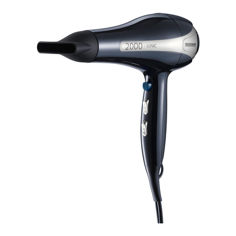 SEVERIN HT 6006 - SECHE-CHEVEUX User manual