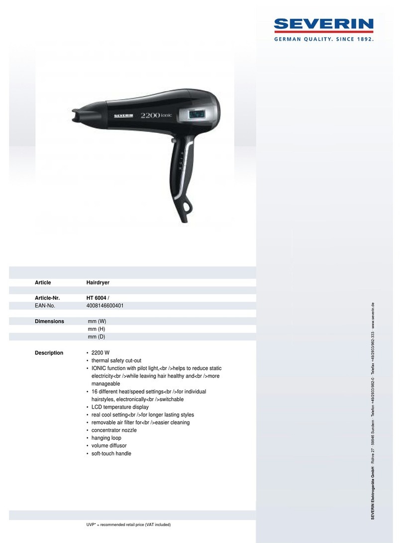 SEVERIN HT 6004 User guide