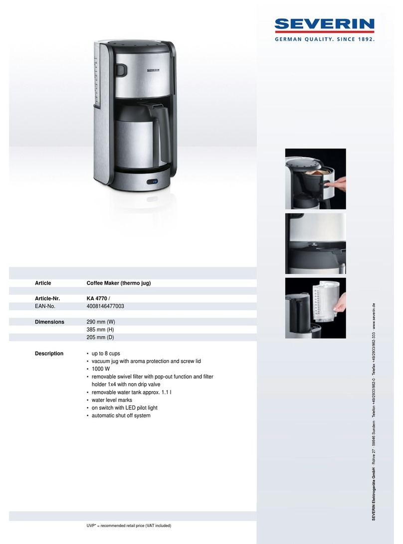 SEVERIN KA 4770 - Dimensions