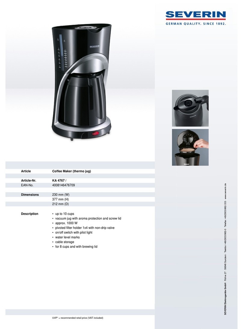 SEVERIN KA 4767 User guide