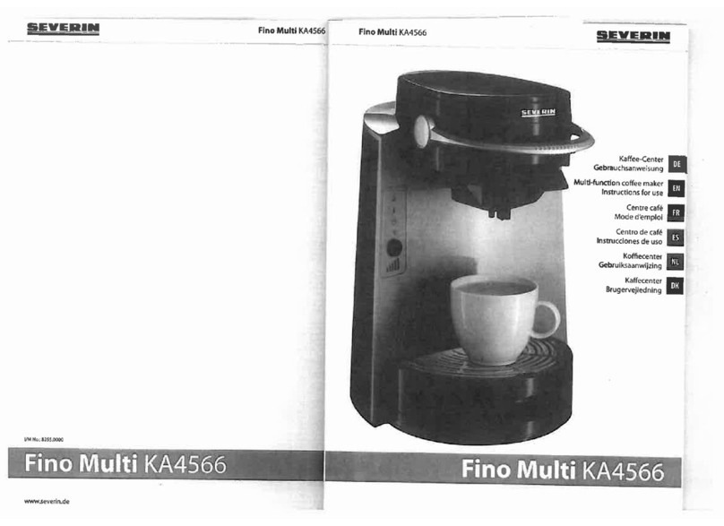 SEVERIN KA 4566 - CAFETIERE FINO MULTI Assembly instructions SEVERIN KA 4566 - CAFETIERE FINO MULTI Assembly instructions