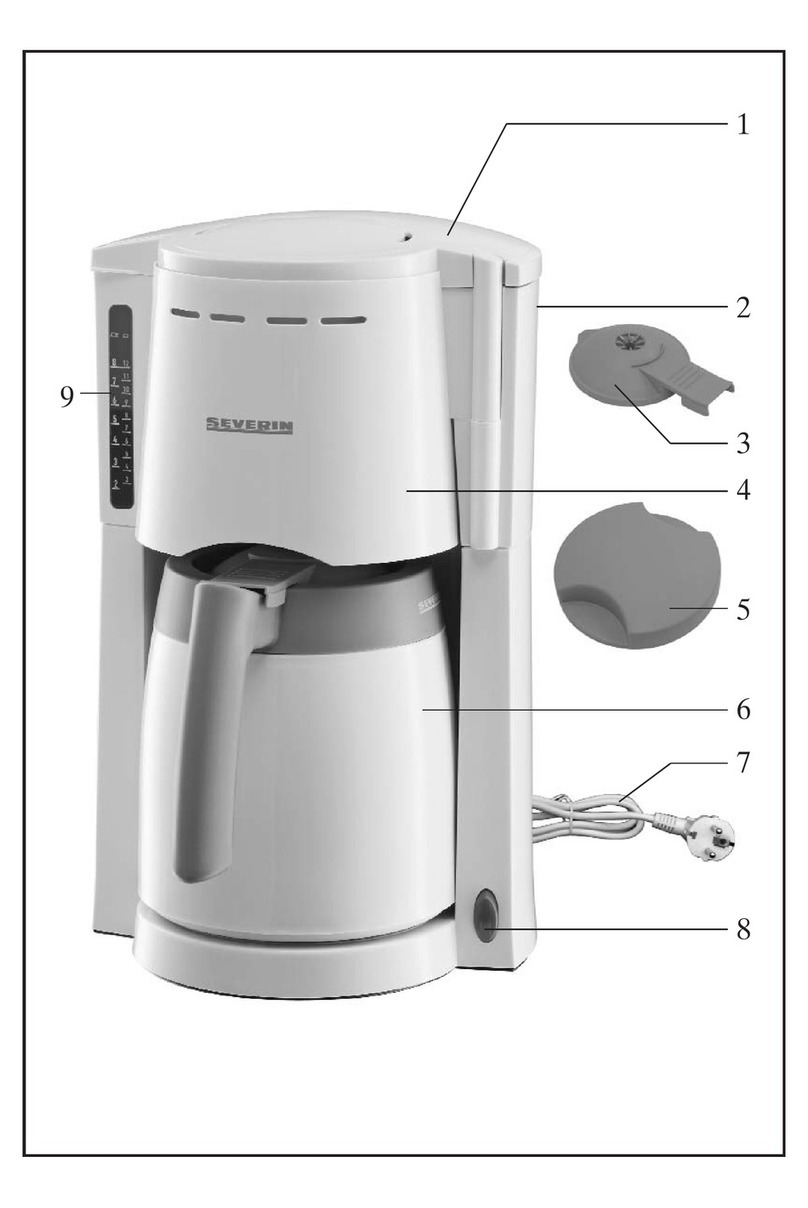 SEVERIN KA 4122 User manual SEVERIN KA 4122 User manual