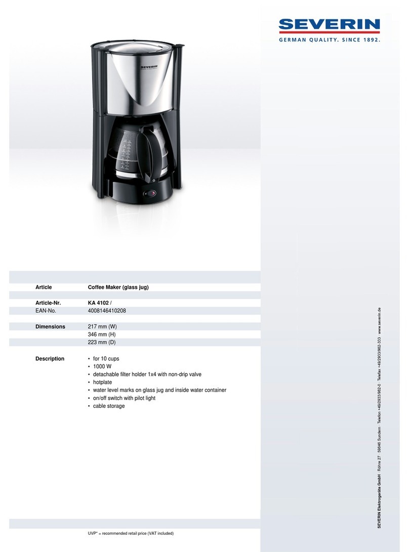 SEVERIN KA 4102 User guide