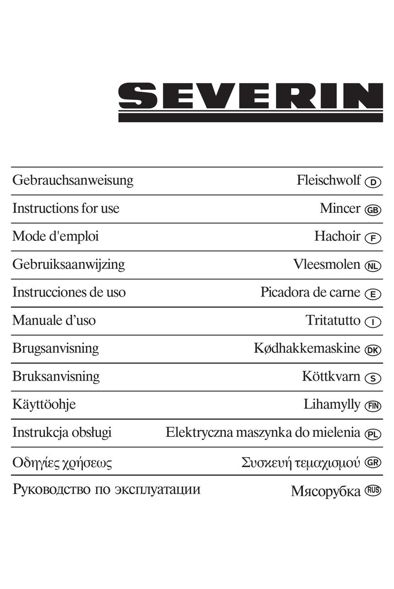 SEVERIN FW 3782 - User manual