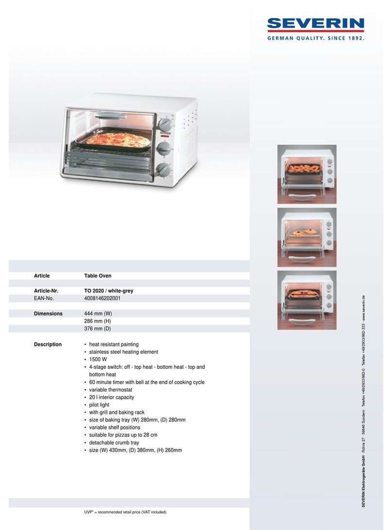 SEVERIN GOURMET-BACK TO 2020 datasheet