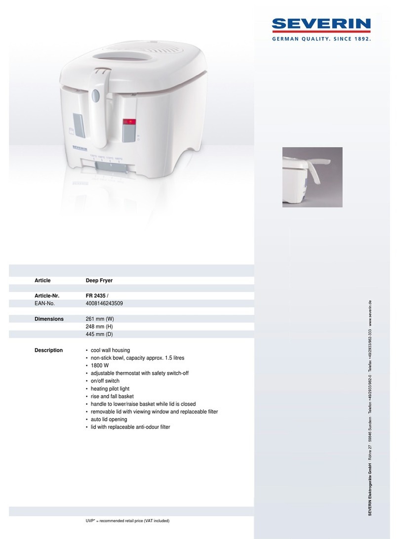 SEVERIN FR 2435 Dimensions