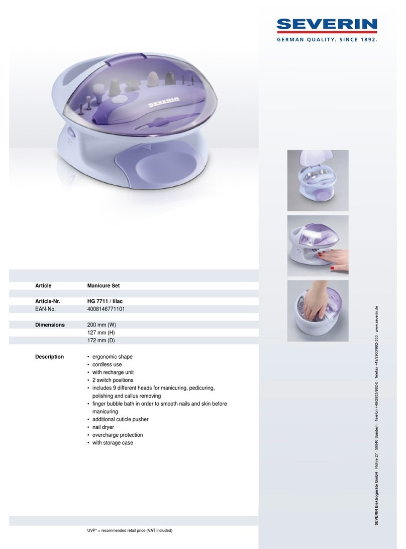 SEVERIN HG 7711 User guide SEVERIN HG 7711 User guide