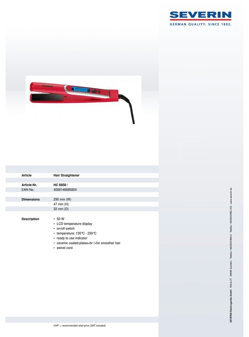 SEVERIN HC 6858 User guide
