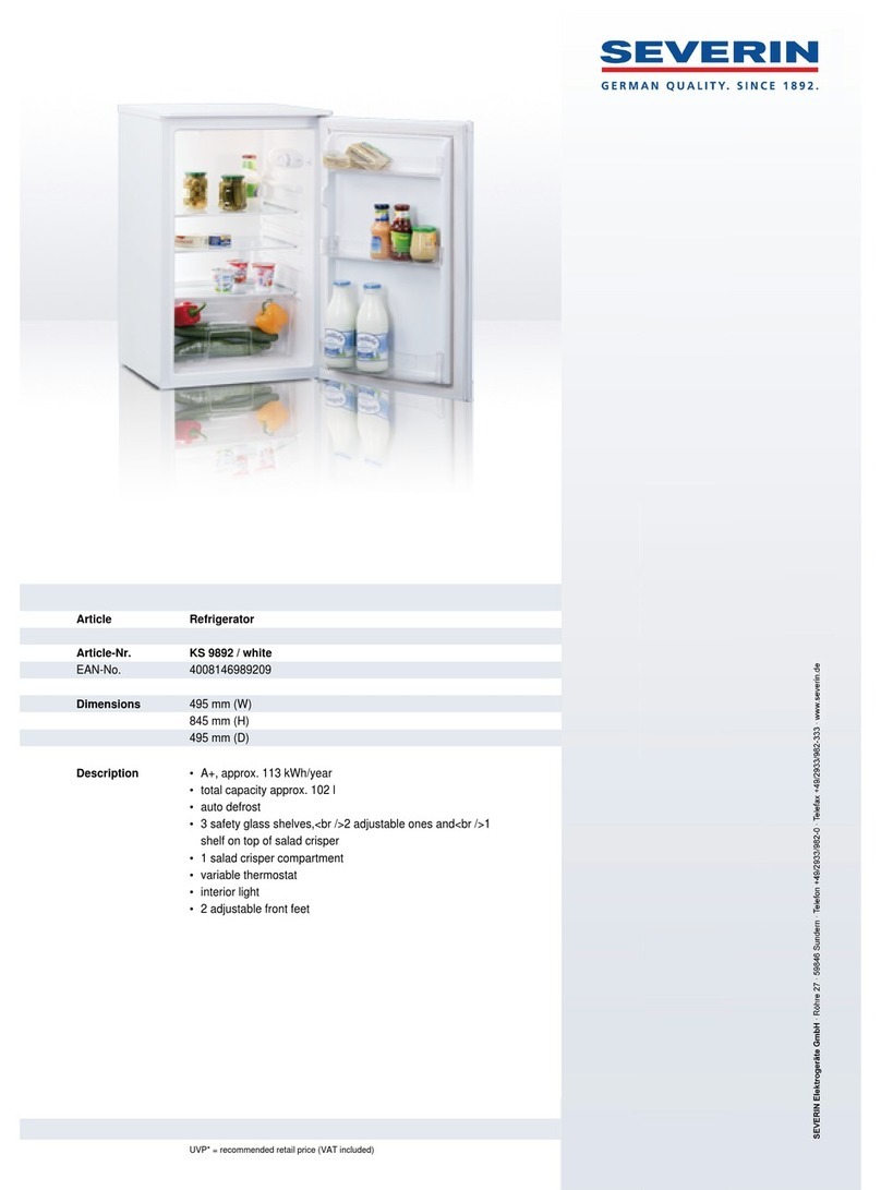 SEVERIN KS 9892 User guide