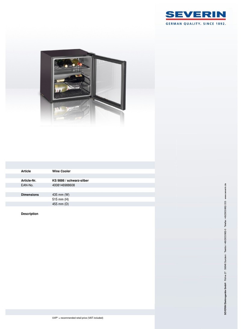 SEVERIN KS 9886 Dimensions