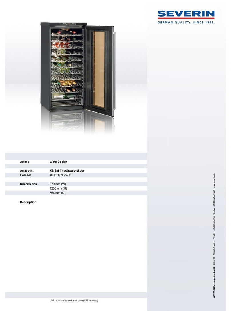 SEVERIN KS 9884 Dimensions