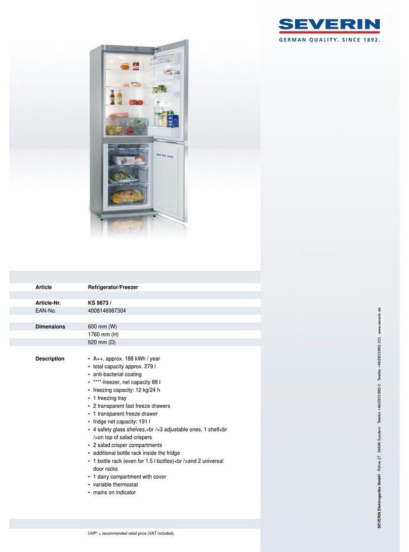 SEVERIN KS 9873 User manual