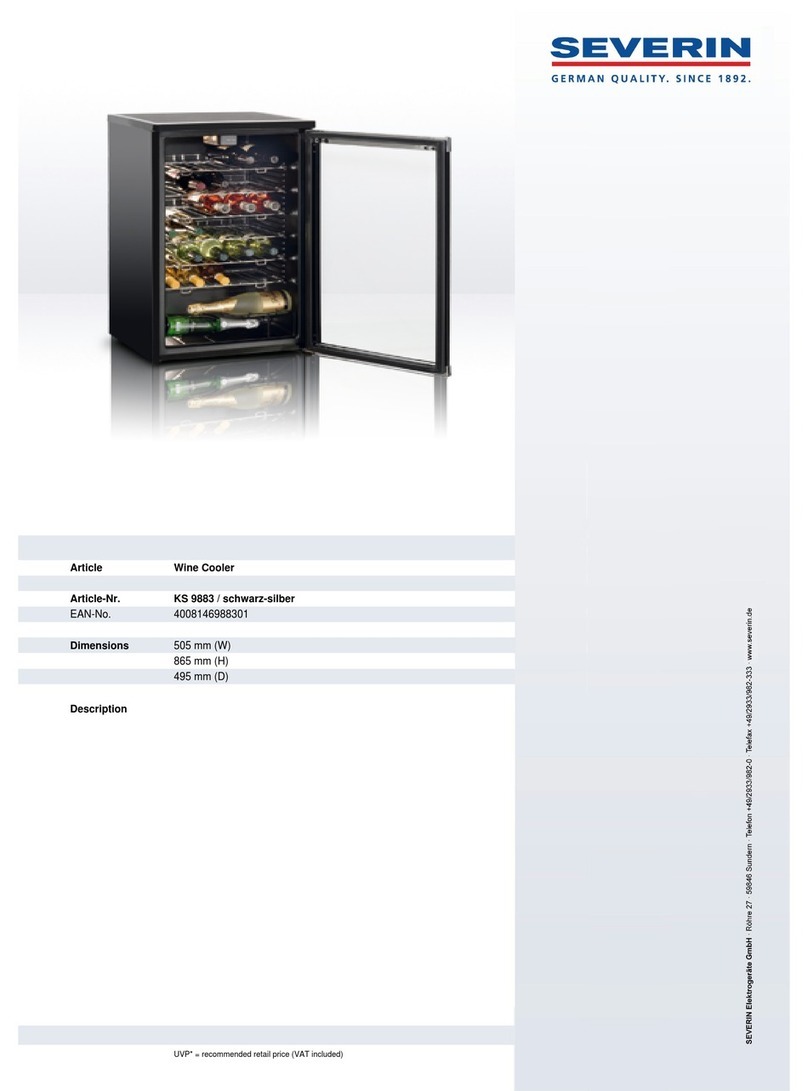 SEVERIN KS 9883 Dimensions