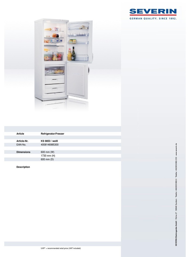SEVERIN KS 9853 Dimensions