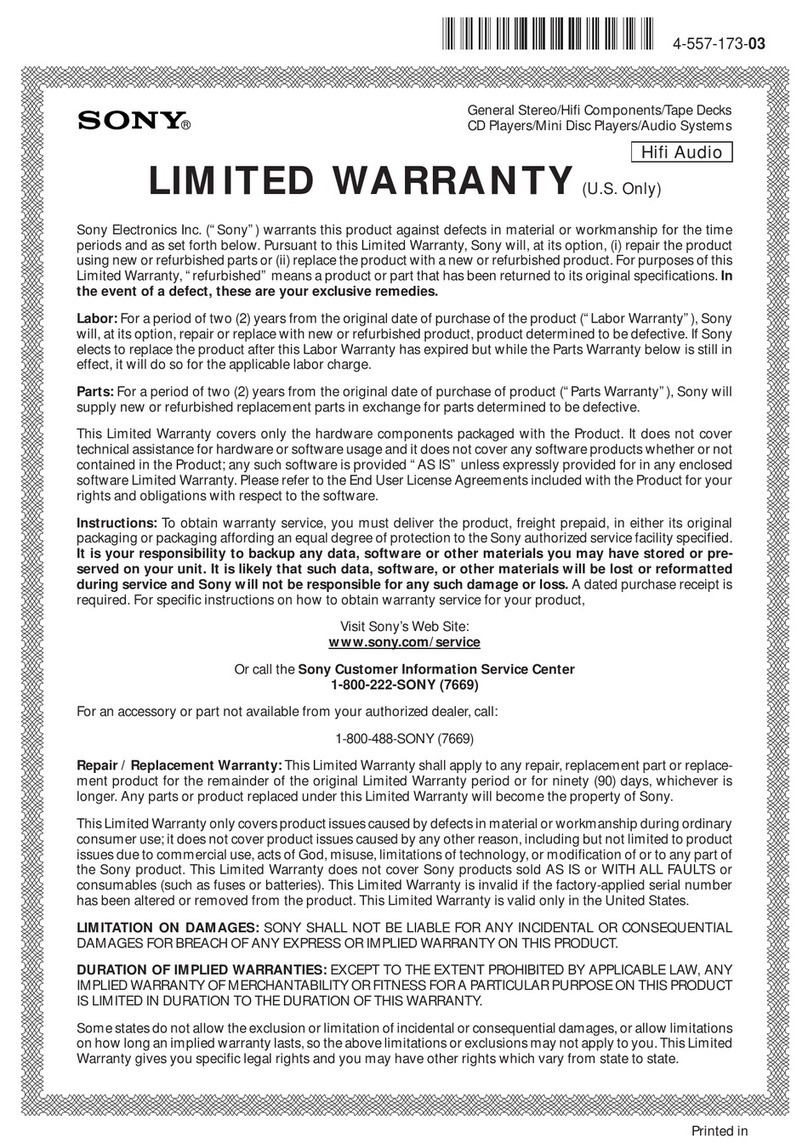 Sony STR-DH800 Use and maintenance manual