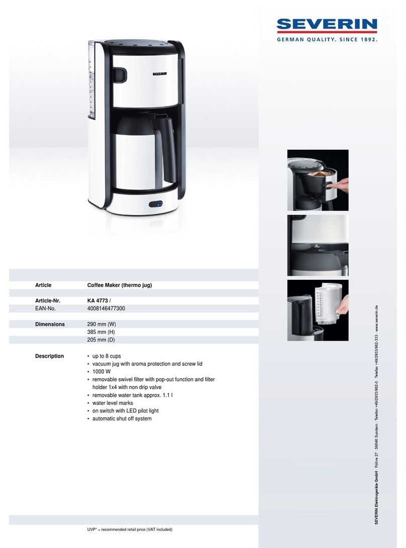 SEVERIN KA 4773 User guide