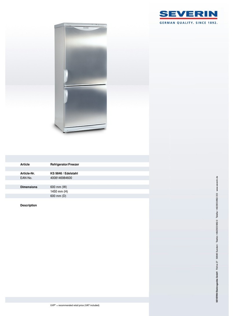 SEVERIN KS 9846 Dimensions