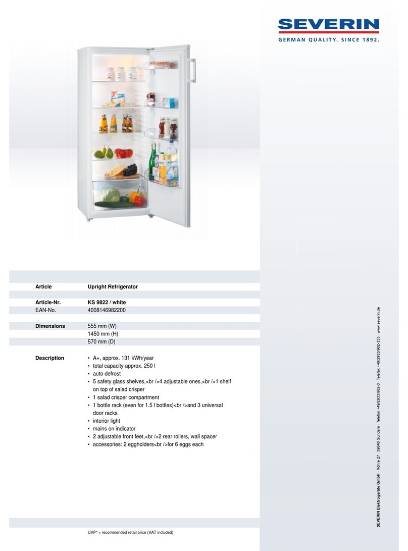 SEVERIN KS 9822 User guide