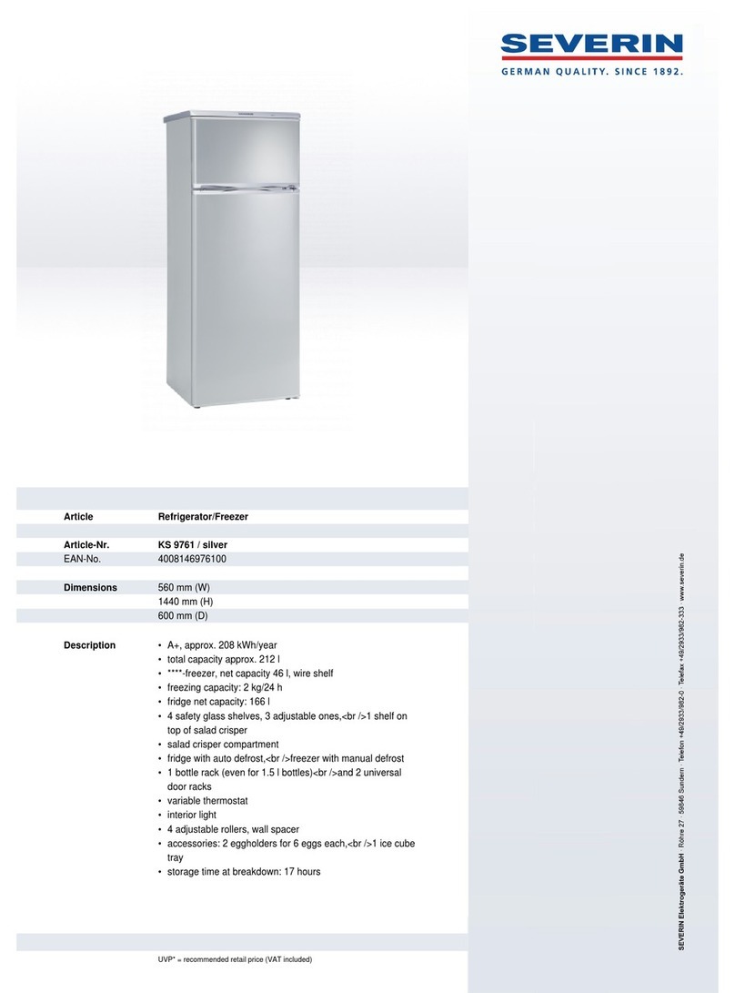 SEVERIN KS 9761 User manual