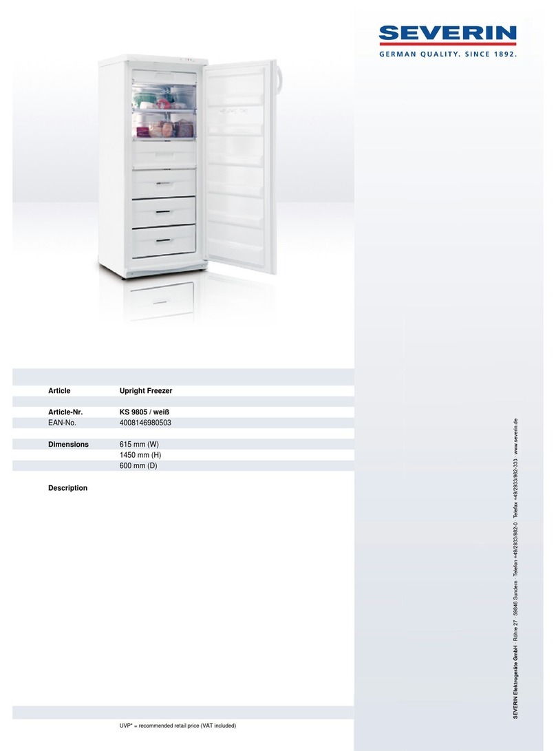 SEVERIN KS 9805 Dimensions