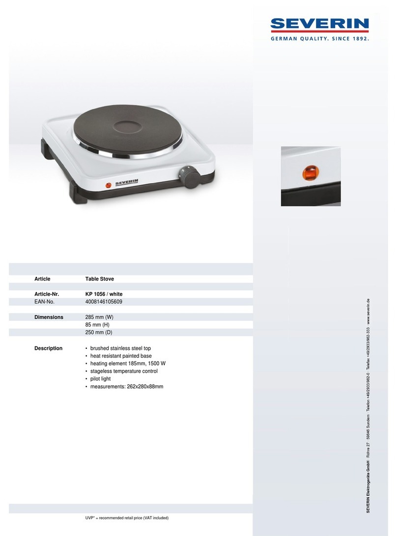 SEVERIN KP 1056 Dimensions