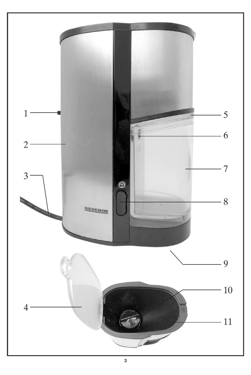 SEVERIN KM 3878 User manual