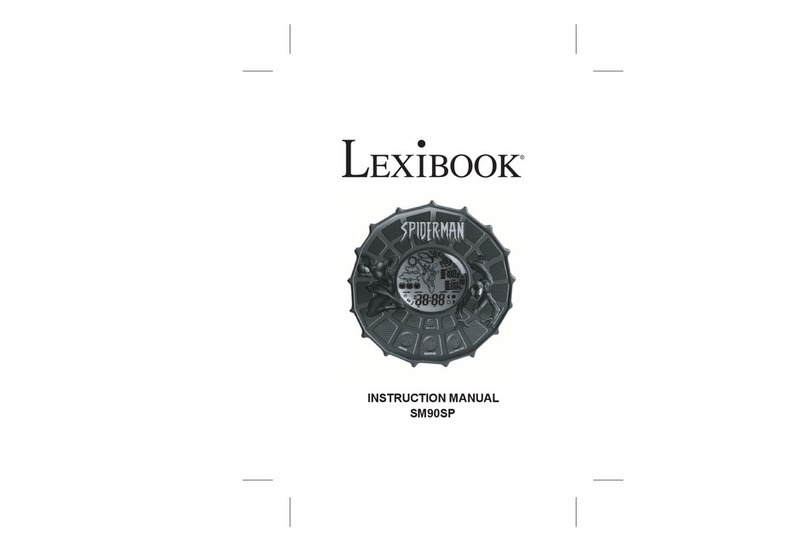 LEXIBOOK SM90SP SPIDER-MAN instruction manual