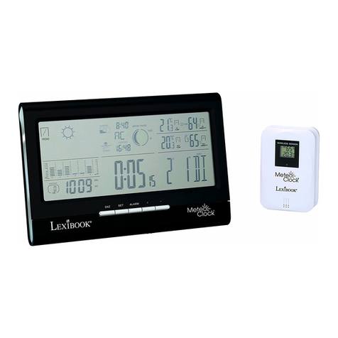 LEXIBOOK MeteoClock SM1770 user manual