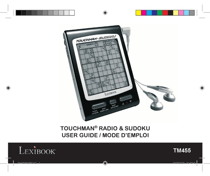 LEXIBOOK OUCHMAN TM455 User manual