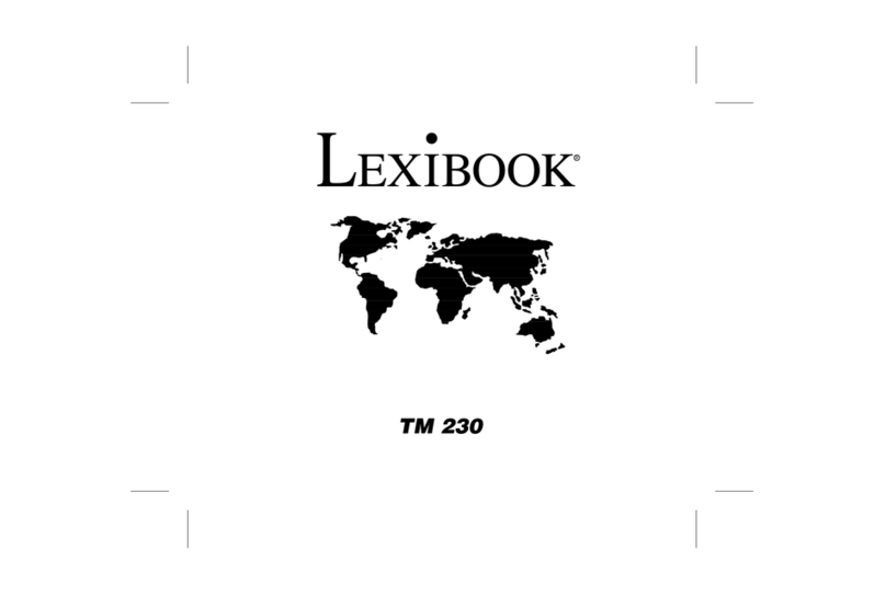 LEXIBOOK TM230 manual