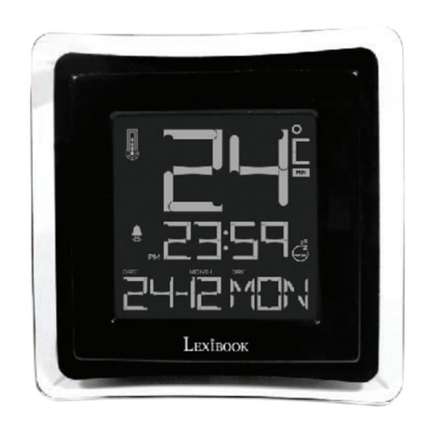LEXIBOOK TH010 THERMOCLOCK PURE instruction manual