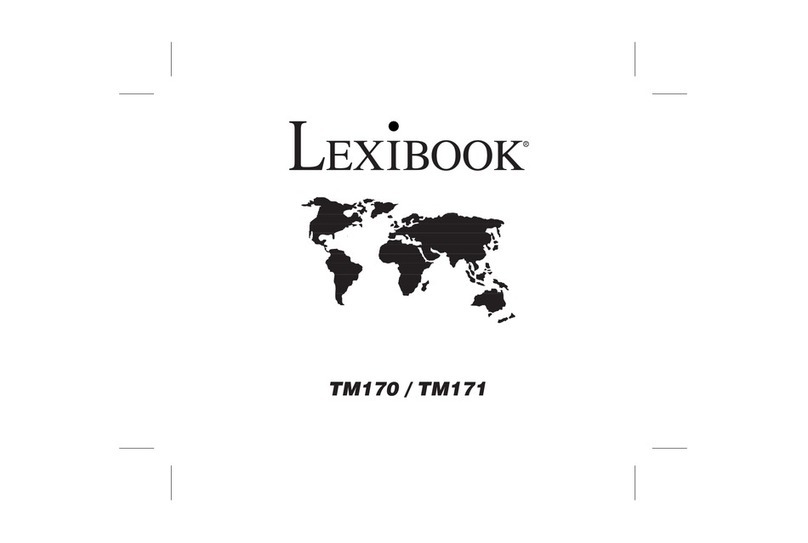 LEXIBOOK TM170 User manual