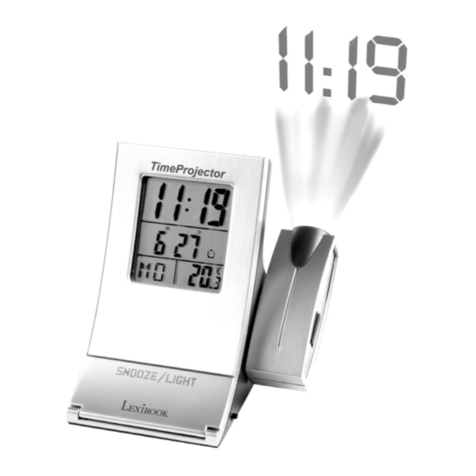 LEXIBOOK TimeProjector RP150 User manual