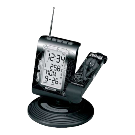 LEXIBOOK Spider-Man TimeProjector RP200SP User manual