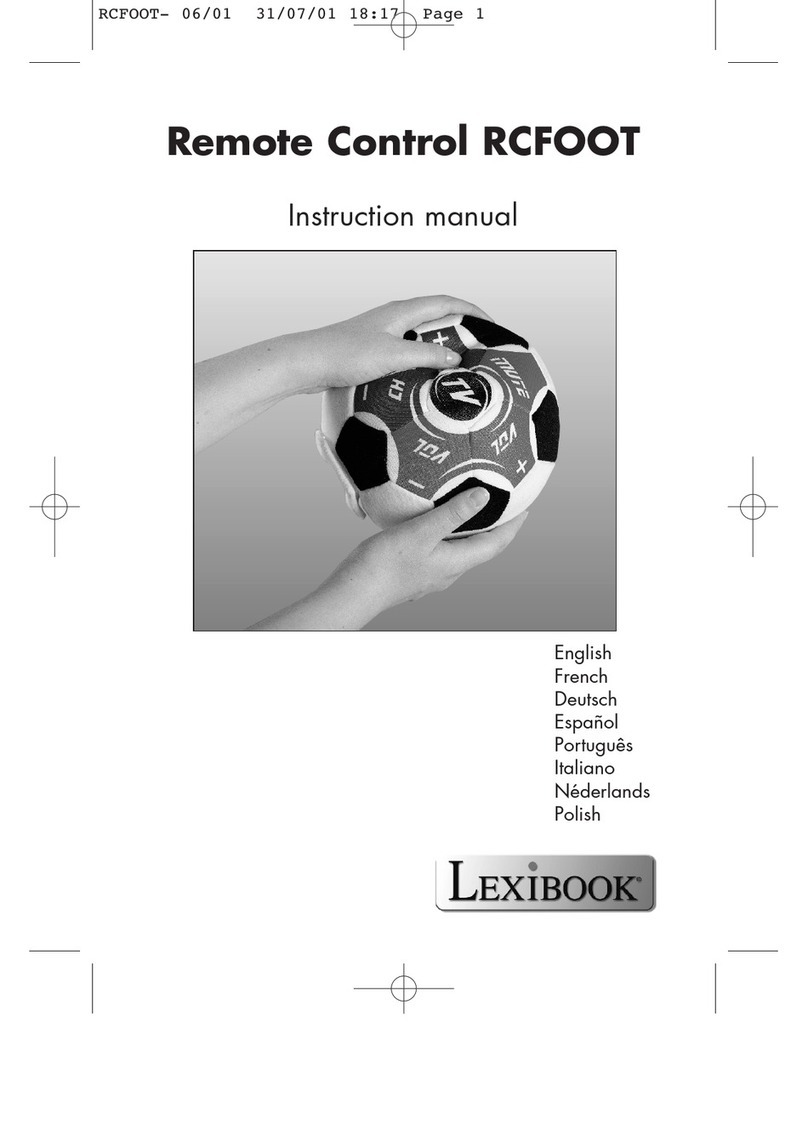 LEXIBOOK RCFOOT instruction manual