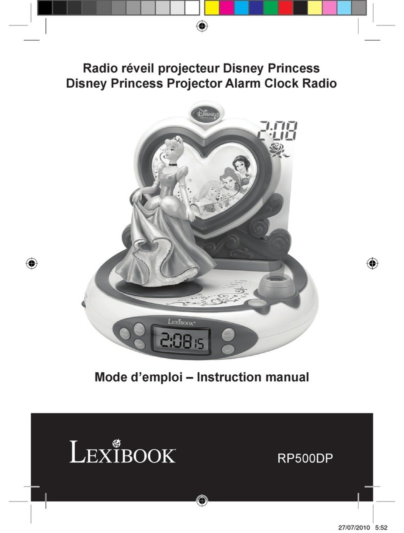 LEXIBOOK RP500DP instruction manual