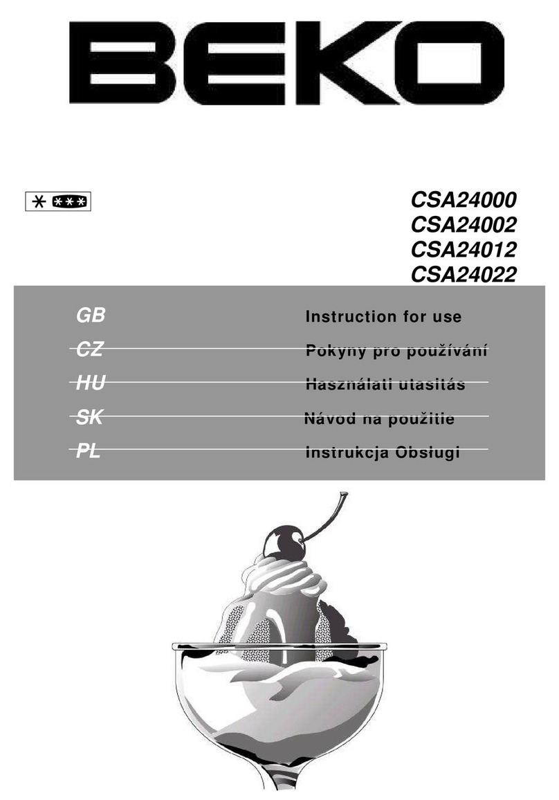 Beko CSA 24000 - User manual