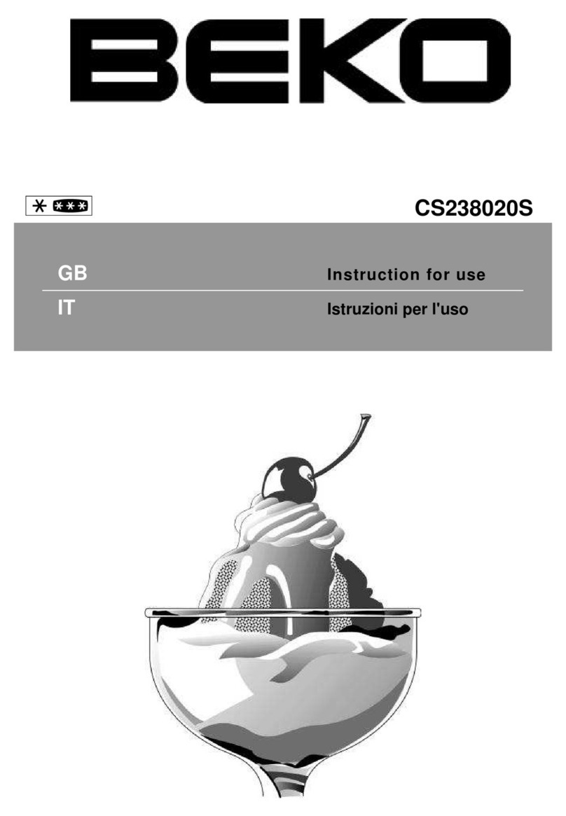Beko CS238020S User manual