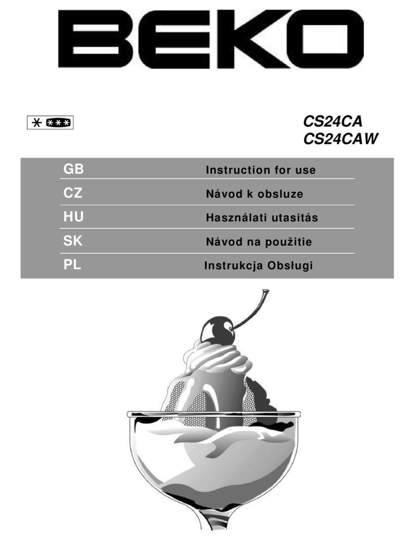Beko CS 24CAW User manual